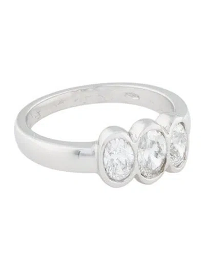 Pre-owned Ring 18k 1.04ctw Diamond Cocktail  In Multi