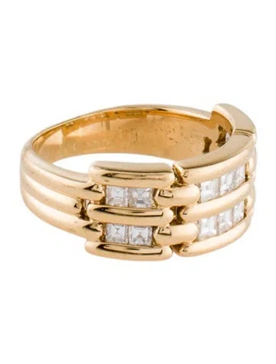 Pre-owned Ring 18k 1.06ctw Diamond Band In Multi