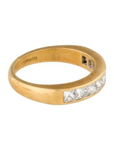 Pre-owned Ring 18k 1.08ctw Diamond Band In Multi
