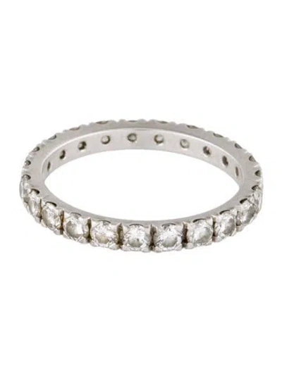 Pre-owned Ring 18k 1.15ctw Diamond Eternity  In Multi
