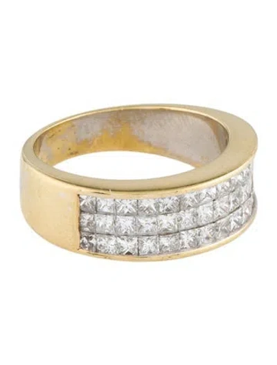 Pre-owned Ring 18k 1.17ctw Diamond Band In Multi