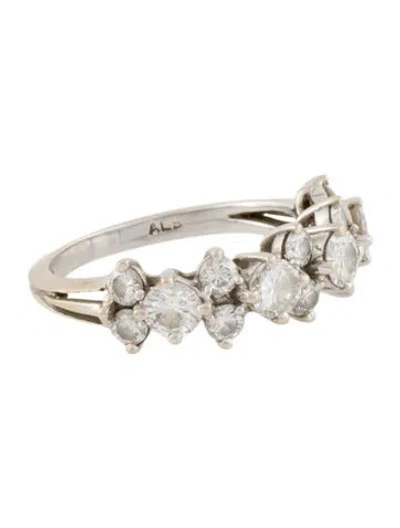 Pre-owned Ring 18k 1.18ctw Diamond Band In Multi