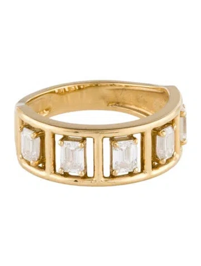 Pre-owned Ring 18k 1.21ctw Diamond Band In Multi