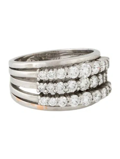 Pre-owned Ring 18k 1.28ctw Diamond Band In Multi