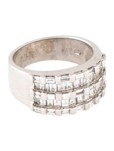 Pre-owned Ring 18k 1.30ctw Diamond Band In Multicolor