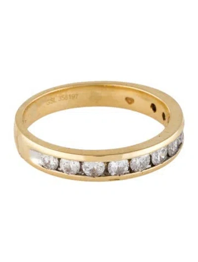 Pre-owned Ring 18k 1.32ctw Diamond Wedding Band In Multi