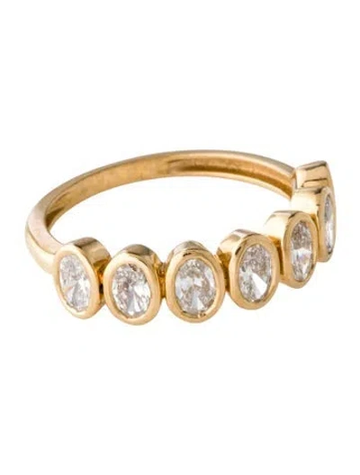 Pre-owned Ring 18k 1.34ctw Diamond Band In Multi