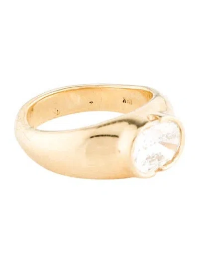 Pre-owned Ring 18k 1.45ct Diamond Cocktail  In Multi