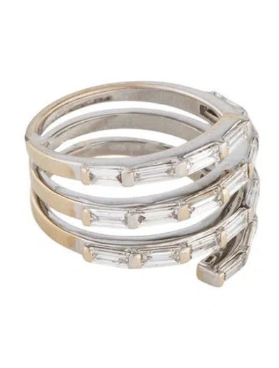 Pre-owned Ring 18k 1.54ctw Diamond Band In Multi
