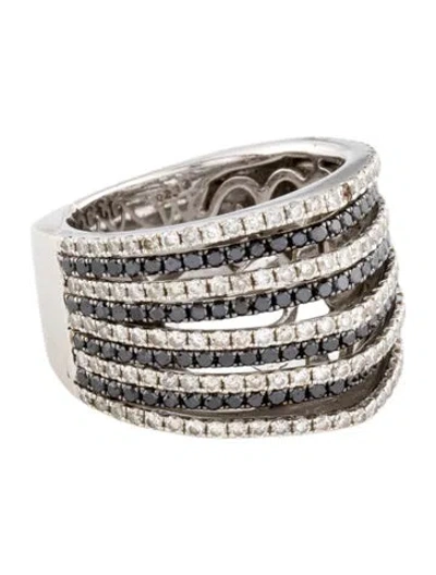 Pre-owned Ring 18k 1.54ctw Diamond Band  In Multi