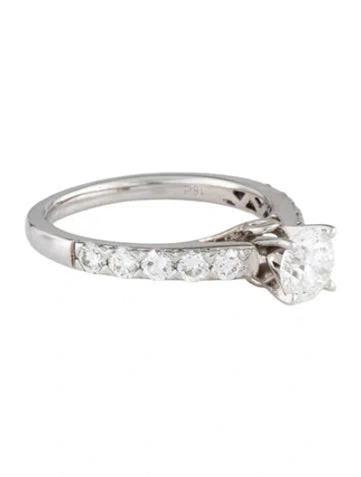 Pre-owned Ring 18k 1.60ctw Diamond Engagement  In Multicolor