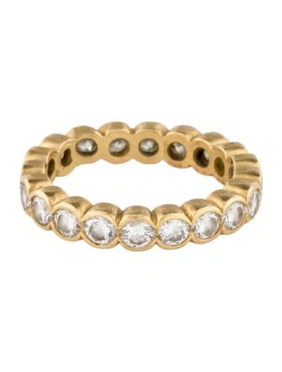 Pre-owned Ring 18k 1.60ctw Diamond Eternity Band In Multi