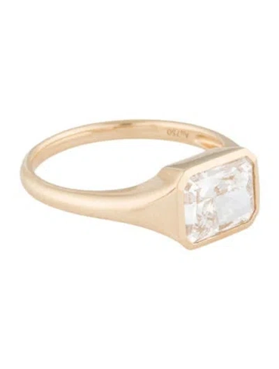 Pre-owned Ring 18k 2.02ct Lab-grown Diamond Cocktail  In Multi