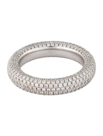 Pre-owned Ring 18k 2.28ctw Diamond Pave  In Multi