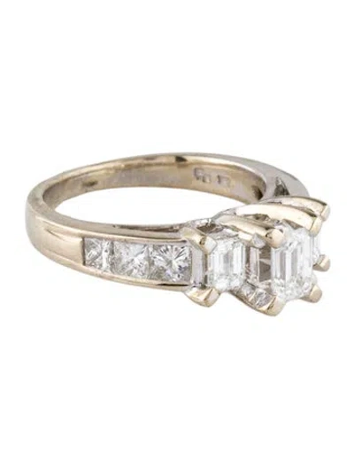 Pre-owned Ring 18k 2.29ctw Diamond Cocktail  In Multi