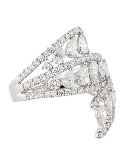 Pre-owned Ring 18k 2.44ctw Diamond Band  In Multi