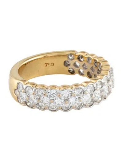 Pre-owned Ring 18k 2.55ctw Diamond Band In Multicolor