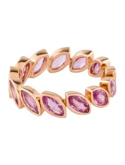 Pre-owned Ring 18k 2.64 Sapphire Band In Multi
