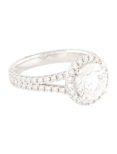 Pre-owned Ring 18k 2.72ctw Lab-grown Diamond Cocktail  In Multi