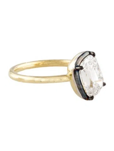 Pre-owned Ring 18k 3.02ct Lab-grown Diamond Cocktail  In Multi
