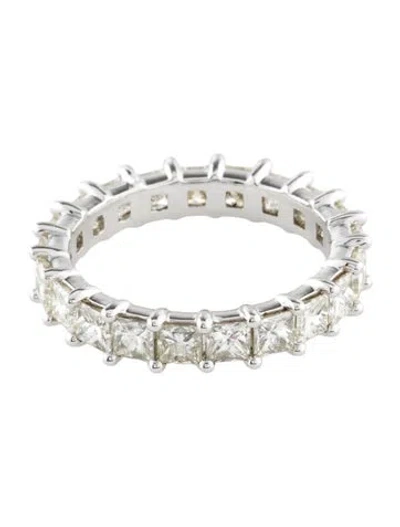 Pre-owned Ring 18k 3.26ctw Diamond Eternity Band In Multi