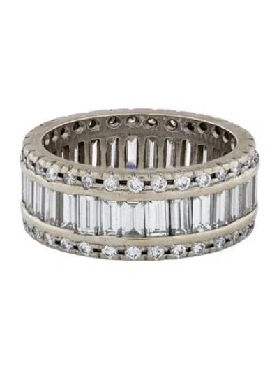 Pre-owned Ring 18k 3.41ctw Diamond Band In Multi