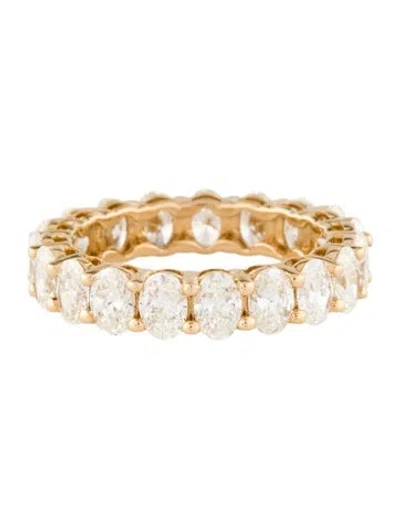 Pre-owned Ring 18k 3.82ctw Diamond Eternity Band In Multi