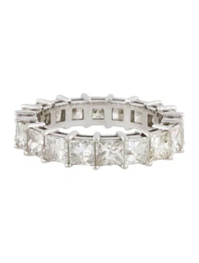 Pre-owned Ring 18k 4.12ctw Diamond Eternity Band  In Multi