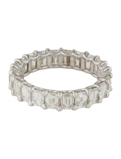 Pre-owned Ring 18k 4.16ctw Diamond Eternity Band In Multi