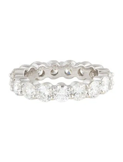 Pre-owned Ring 18k 4.25ctw Diamond Eternity Band In Multi