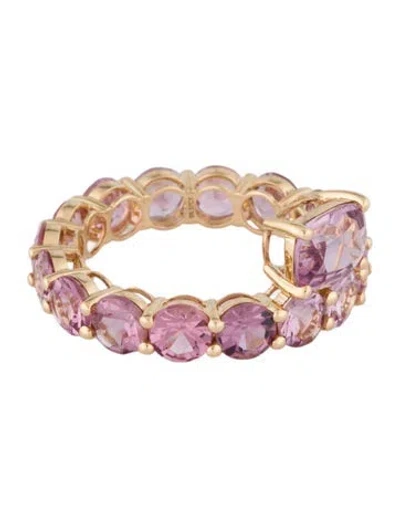 Pre-owned Ring 18k 6.57ctw Spinel Cocktail  In Multi