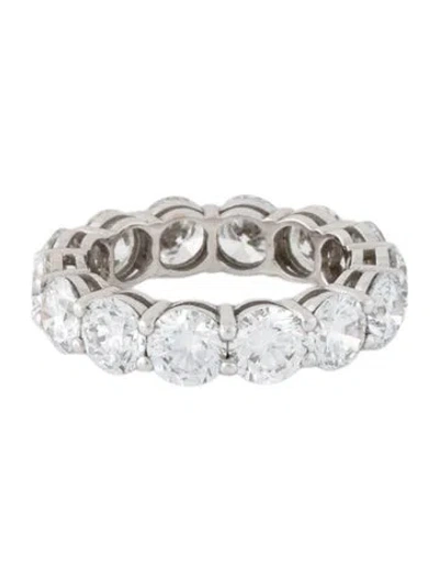 Pre-owned Ring 18k 6.86ctw Lab-grown Diamond Eternity  In Multi