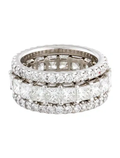Pre-owned Ring 18k 8.34ctw Diamond Eternity Band In Multi