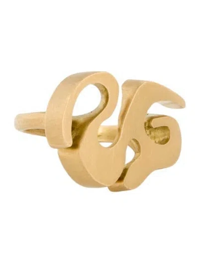 Pre-owned Ring 18k Abstract Cocktail  In Multi
