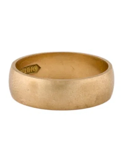 Pre-owned Ring 18k Band In Multi