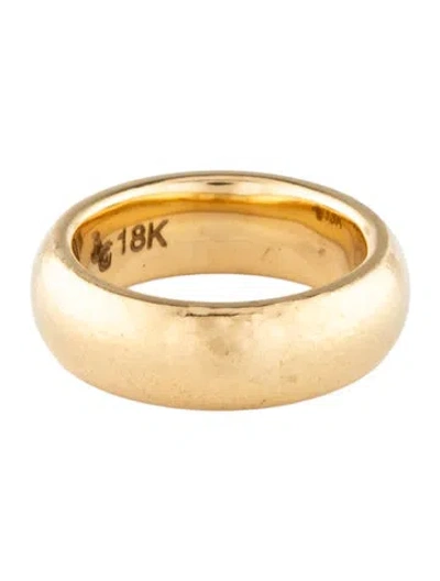 Pre-owned Ring 18k Band In Multi