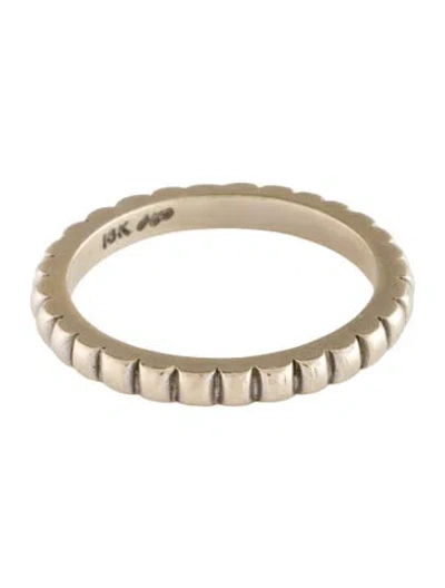 Pre-owned Ring 18k Band In Multi