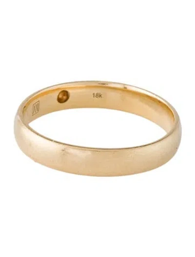 Pre-owned Ring 18k Band In Multicolor