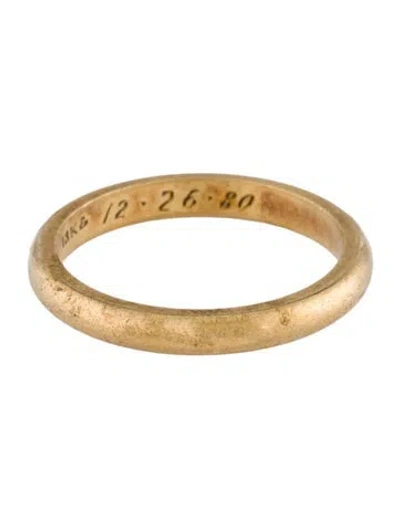 Pre-owned Ring 18k Band  In Multi
