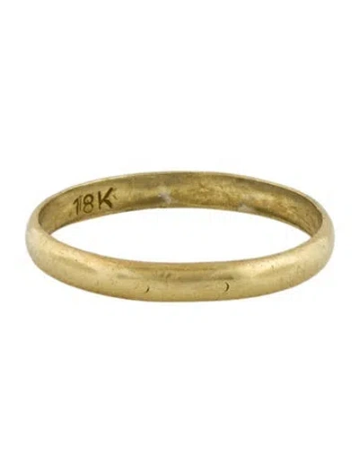 Pre-owned Ring 18k Band  In Multi