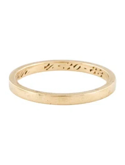 Pre-owned Ring 18k Band  In Multi