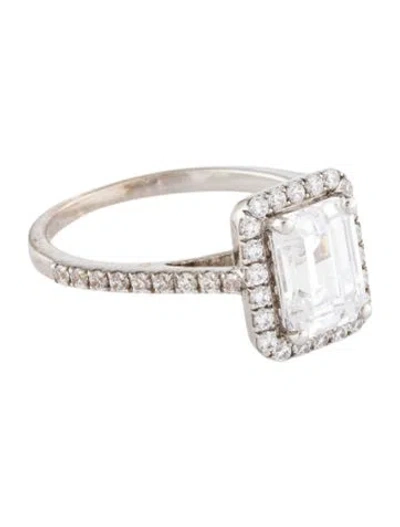 Pre-owned Ring 18k Cubic Zirconia Cocktail  In Multi