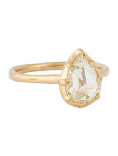 Pre-owned Ring 18k Diamond Allie Engagement  In Multi