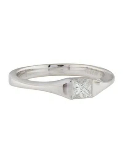 Pre-owned Ring 18k Diamond Band In Multi