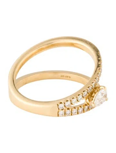 Pre-owned Ring 18k Diamond Band In Multi