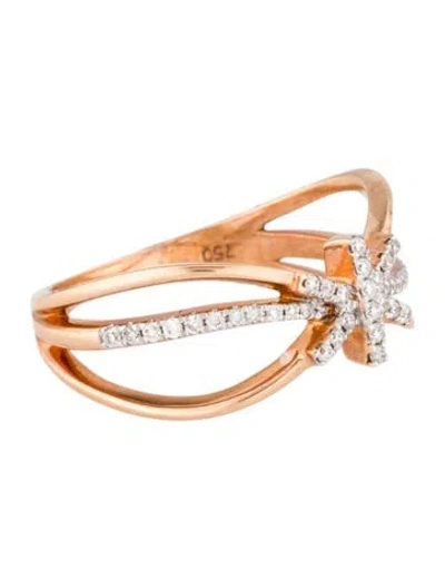 Pre-owned Ring 18k Diamond Band In Multi