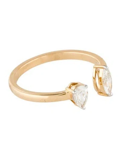 Pre-owned Ring 18k Diamond Band In Multi