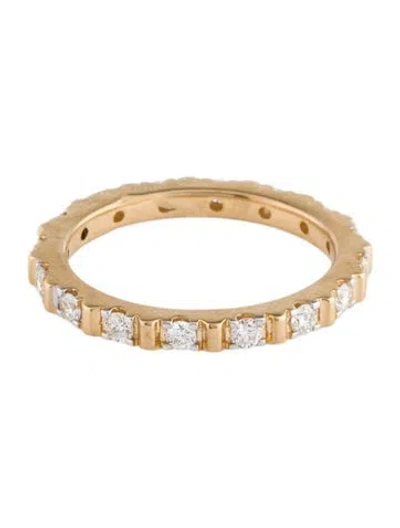 Pre-owned Ring 18k Diamond Band In Multi