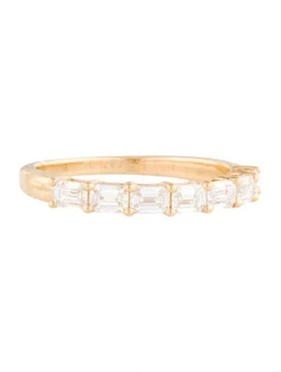 Pre-owned Ring 18k Diamond Band In Multi