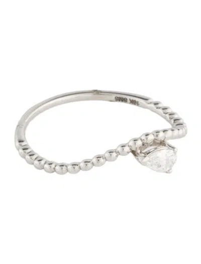 Pre-owned Ring 18k Diamond Band In Multi